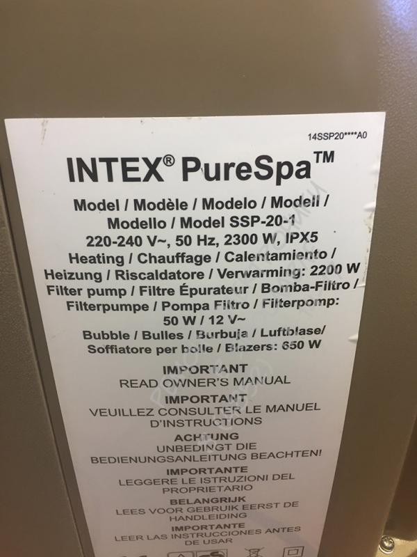 PureSpa Intex